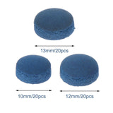 Maxbell 20Pcs Pool Cue Tips Replacement Part Accessories Portable Billiards Cue Tips 13mm