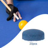 Maxbell 20Pcs Pool Cue Tips Replacement Part Accessories Portable Billiards Cue Tips 10mm