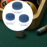 Maxbell 30 Pieces Pool Cue Tips High Hardness Repair Accessories Billiard Game Heads 13mm