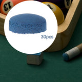 Maxbell 30 Pieces Pool Cue Tips High Hardness Repair Accessories Billiard Game Heads 10mm