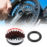 Maxbell Bike Crank Cover Bicycle Crank Arm Dust Cap Aluminum Alloy Center Shaft Caps Shark