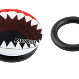 Maxbell Bike Crank Cover Bicycle Crank Arm Dust Cap Aluminum Alloy Center Shaft Caps Shark