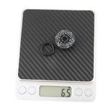 Maxbell Bike Crank Cover Bicycle Crank Arm Dust Cap Aluminum Alloy Center Shaft Caps Black