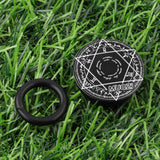 Maxbell Bike Crank Cover Bicycle Crank Arm Dust Cap Aluminum Alloy Center Shaft Caps Black