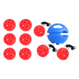 Maxbell Pickleball Trainer Practical Pickleball Training for Sports Exercise Outdoor Red Ball