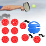 Maxbell Pickleball Trainer Practical Pickleball Training for Sports Exercise Outdoor Red Ball