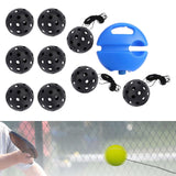 Maxbell Pickleball Trainer Practical Pickleball Training for Sports Exercise Outdoor Black Ball