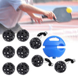 Maxbell Pickleball Trainer Practical Pickleball Training for Sports Exercise Outdoor Black Ball