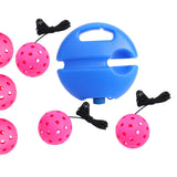 Maxbell Pickleball Trainer Practical Pickleball Training for Sports Exercise Outdoor Rose Red Ball