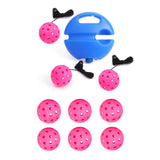 Maxbell Pickleball Trainer Practical Pickleball Training for Sports Exercise Outdoor Rose Red Ball