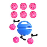 Maxbell Pickleball Trainer Practical Pickleball Training for Sports Exercise Outdoor Rose Red Ball