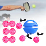Maxbell Pickleball Trainer Practical Pickleball Training for Sports Exercise Outdoor Rose Red Ball