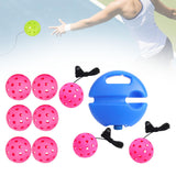 Maxbell Pickleball Trainer Practical Pickleball Training for Sports Exercise Outdoor Rose Red Ball