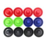 Maxbell 4 Air Hockey Pushers and 8 Pucks 2.5 inch Pucks for Family Game Tables Party Red