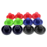 Maxbell 4 Air Hockey Pushers and 8 Pucks 2.5 inch Pucks for Family Game Tables Party 4 Colors