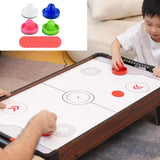 Maxbell Air Hockey Pushers and Pucks Air Hockey Paddles for Home Table Hockey Family Style A