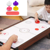 Maxbell Air Hockey Pushers and Pucks Air Hockey Paddles for Home Table Hockey Family Style C