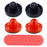 Maxbell Air Hockey Pushers and Pucks Air Hockey Paddles for Home Table Hockey Family Style D