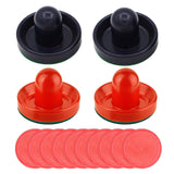 Maxbell Air Hockey Pushers and Pucks Air Hockey Paddles for Home Table Hockey Family Style D