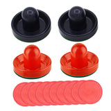 Maxbell Air Hockey Pushers and Pucks Air Hockey Paddles for Home Table Hockey Family Style D