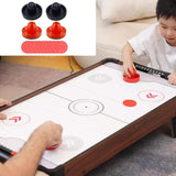 Maxbell Air Hockey Pushers and Pucks Air Hockey Paddles for Home Table Hockey Family Style D