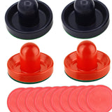 Maxbell Air Hockey Pushers and Pucks Air Hockey Paddles for Home Table Hockey Family Style D