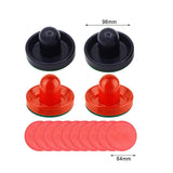 Maxbell Air Hockey Pushers and Pucks Air Hockey Paddles for Home Table Hockey Family Style D