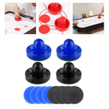 Maxbell Air Hockey Pushers and Pucks Air Hockey Paddles for Home Table Hockey Family Style F