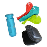 Maxbell Freediving Ear Equalization with Storage Box Freediving Ear Pressure Balance Blue