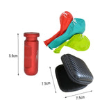 Maxbell Freediving Ear Equalization with Storage Box Freediving Ear Pressure Balance Red