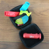 Maxbell Freediving Ear Equalization with Storage Box Freediving Ear Pressure Balance Red