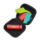 Maxbell Freediving Ear Equalization with Storage Box Freediving Ear Pressure Balance Red