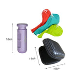 Maxbell Freediving Ear Equalization with Storage Box Freediving Ear Pressure Balance Purple