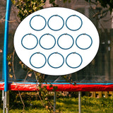 Maxbell 10x Trampoline Elastic Rope Replacement Round Wear Resistant 8mm Bungee Rope black