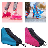 Maxbell Roller Skate Bag Skating Shoes Storage Bag for Quad Skates Skate Accessories Blue