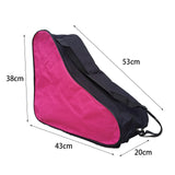 Maxbell Roller Skate Bag Skating Shoes Storage Bag for Quad Skates Skate Accessories Pink