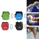 Maxbell Chalk Bag with Adjustable Waist Strap Packaging for Workout Training Fitness Green