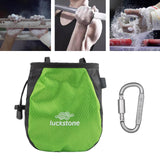 Maxbell Chalk Bag with Adjustable Waist Strap Packaging for Workout Training Fitness Green