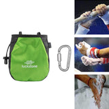 Maxbell Chalk Bag with Adjustable Waist Strap Packaging for Workout Training Fitness Green