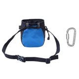 Maxbell Chalk Bag with Adjustable Waist Strap Packaging for Workout Training Fitness Blue