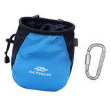 Maxbell Chalk Bag with Adjustable Waist Strap Packaging for Workout Training Fitness Blue