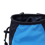 Maxbell Chalk Bag with Adjustable Waist Strap Packaging for Workout Training Fitness Blue