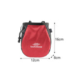 Maxbell Chalk Bag with Adjustable Waist Strap Packaging for Workout Training Fitness Red