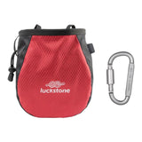 Maxbell Chalk Bag with Adjustable Waist Strap Packaging for Workout Training Fitness Red