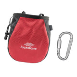 Maxbell Chalk Bag with Adjustable Waist Strap Packaging for Workout Training Fitness Red