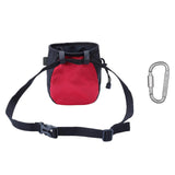 Maxbell Chalk Bag with Adjustable Waist Strap Packaging for Workout Training Fitness Red