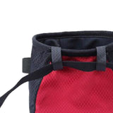 Maxbell Chalk Bag with Adjustable Waist Strap Packaging for Workout Training Fitness Red