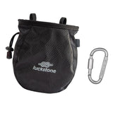 Maxbell Chalk Bag with Adjustable Waist Strap Packaging for Workout Training Fitness Black