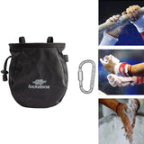 Maxbell Chalk Bag with Adjustable Waist Strap Packaging for Workout Training Fitness Black