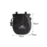 Maxbell Chalk Bag with Adjustable Waist Strap Packaging for Workout Training Fitness Black